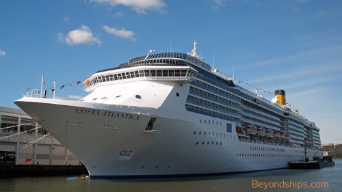 forerunner ships. of a Costa Cruises ship.